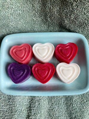 Valentines Day Soap Mini Heart Soaps - Hearts, Mini Hearts, Heart, Heart Sayings, Bridal Shower, Wedding Favor, Kids Soaps, Mini Soaps - image3